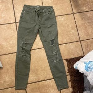 ANA distressed jeggings size 4